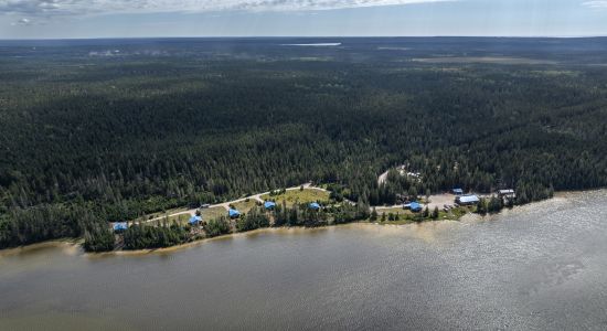 Vue des aires Chalets Lac Geneviève (QVO)